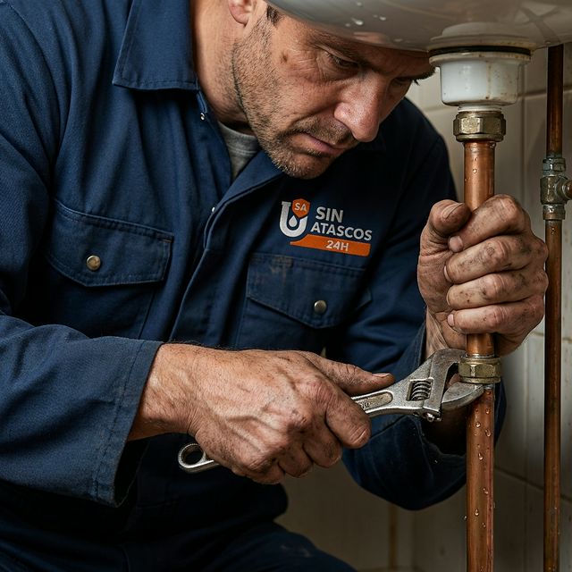 Fontanero urgente en Parla reparando tubería