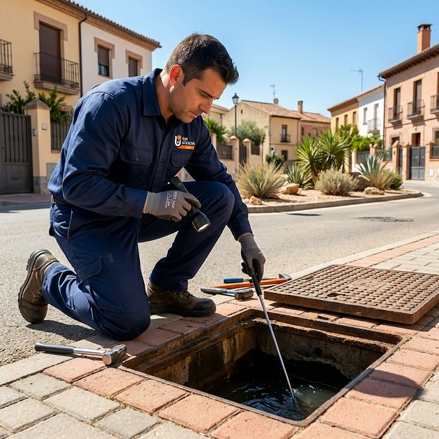 Inspección de alcantarillado en Valdemoro por poceros certificados